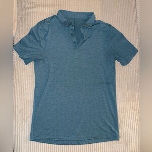 Lululemon Men’s Evolution Short-Sleeve Polo Shirt (Teal)